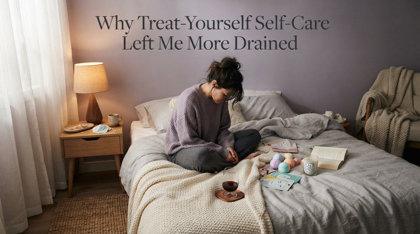 Why Treat-Yourself Self-Care Left Me More Drained