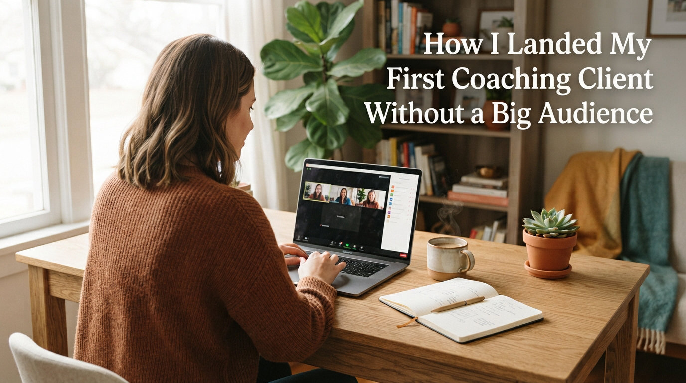How I Landed My First Coaching Client Without a Big Audience