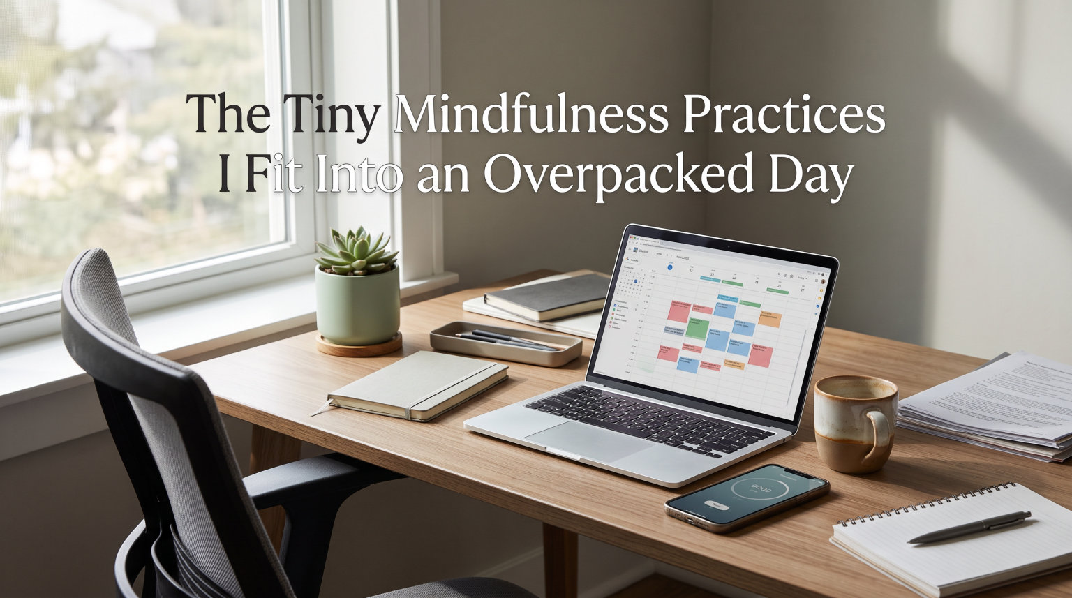 The Tiny Mindfulness Practices I Fit Into an Overpacked Day