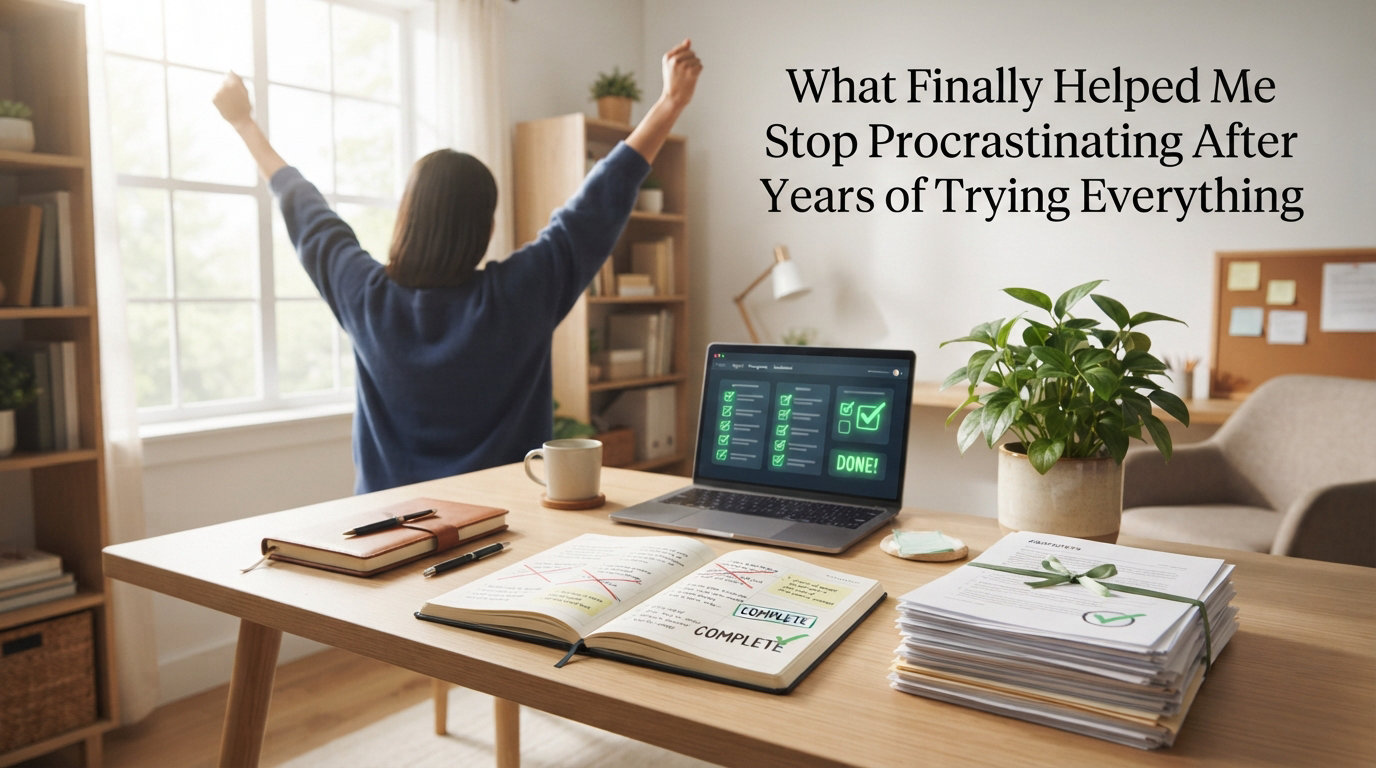 What Finally Helped Me Stop Procrastinating After Years of Trying Everything