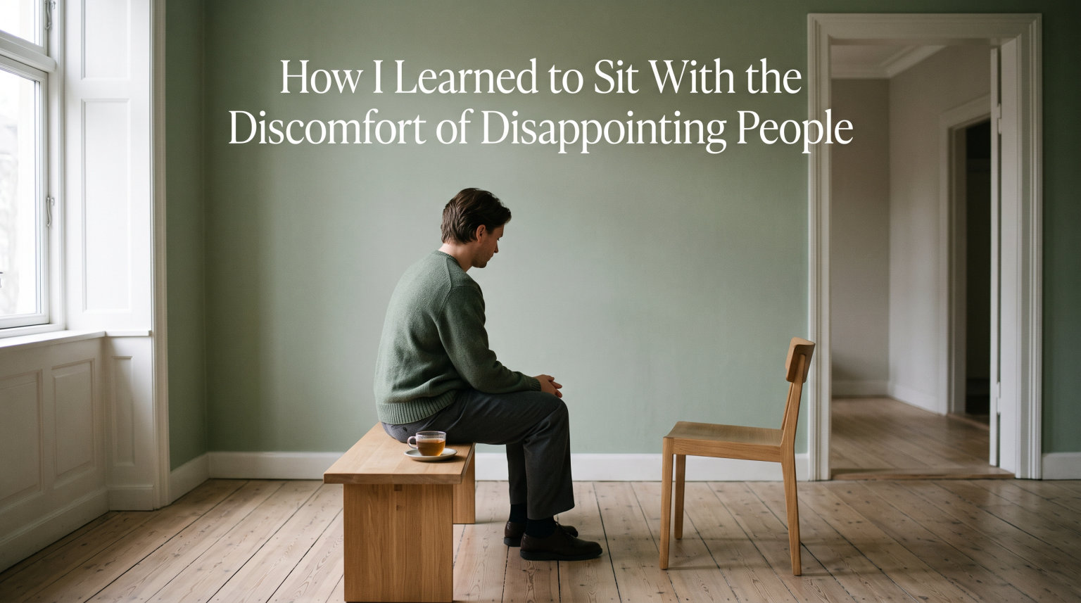 How I Learned to Sit With the Discomfort of Disappointing People