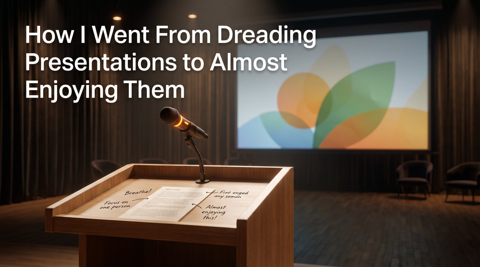 How I Went From Dreading Presentations to Almost Enjoying Them
