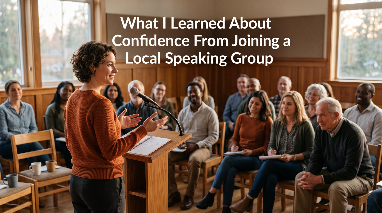 What I Learned About Confidence From Joining a Local Speaking Group
