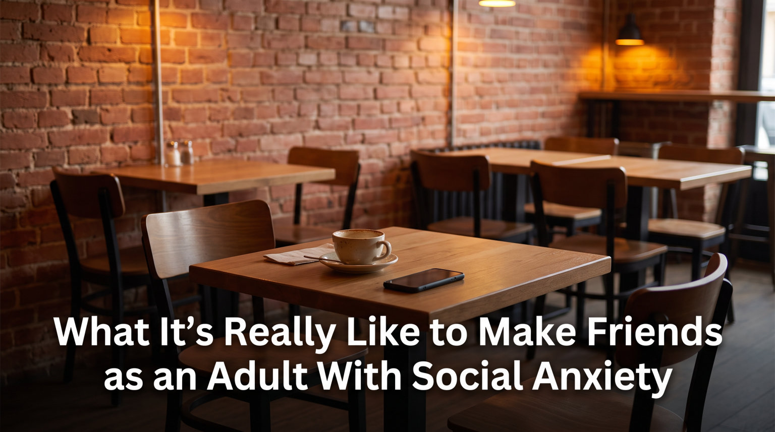 What It's Really Like to Make Friends as an Adult With Social Anxiety