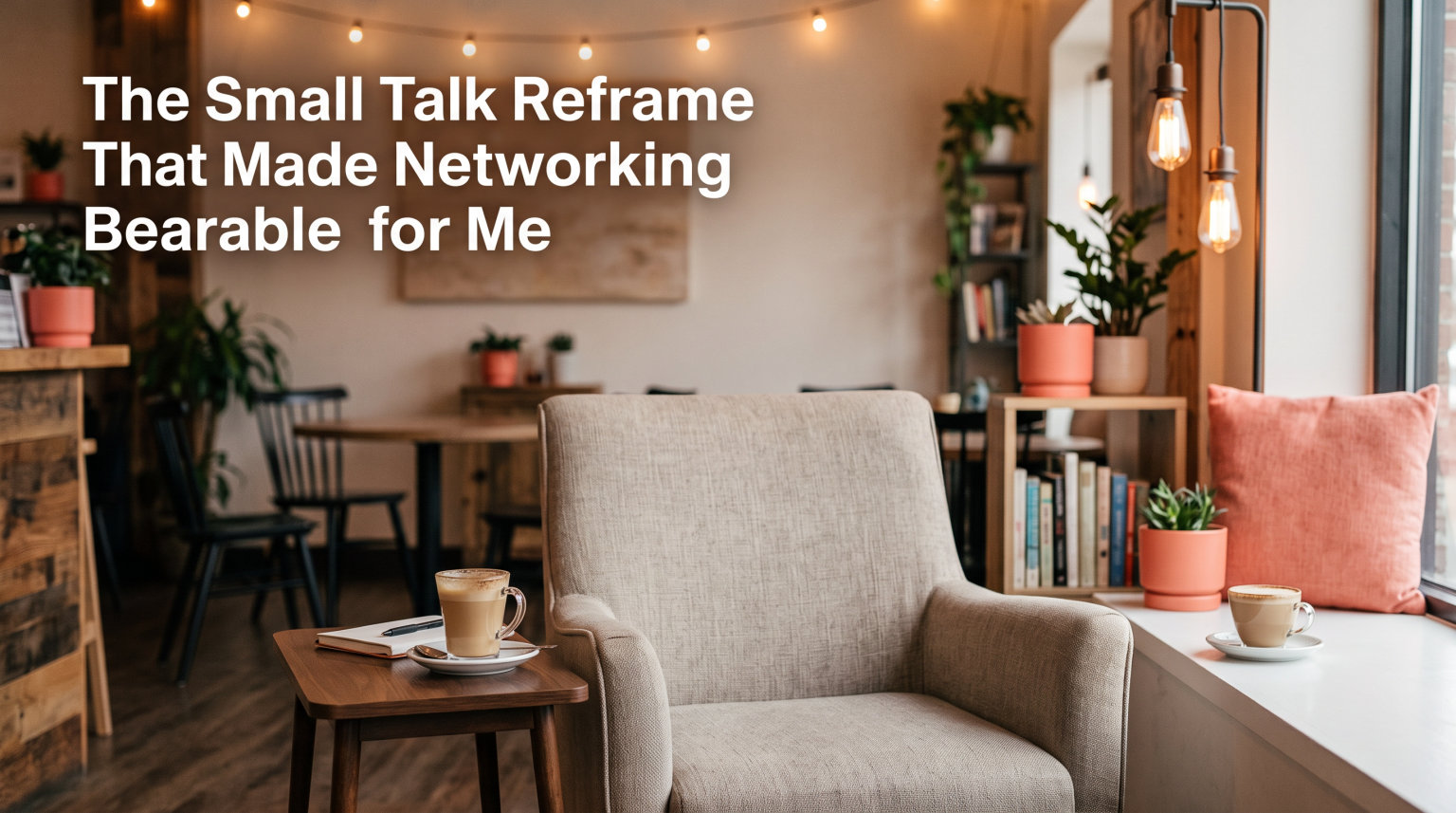 The Small Talk Reframe That Made Networking Bearable for Me
