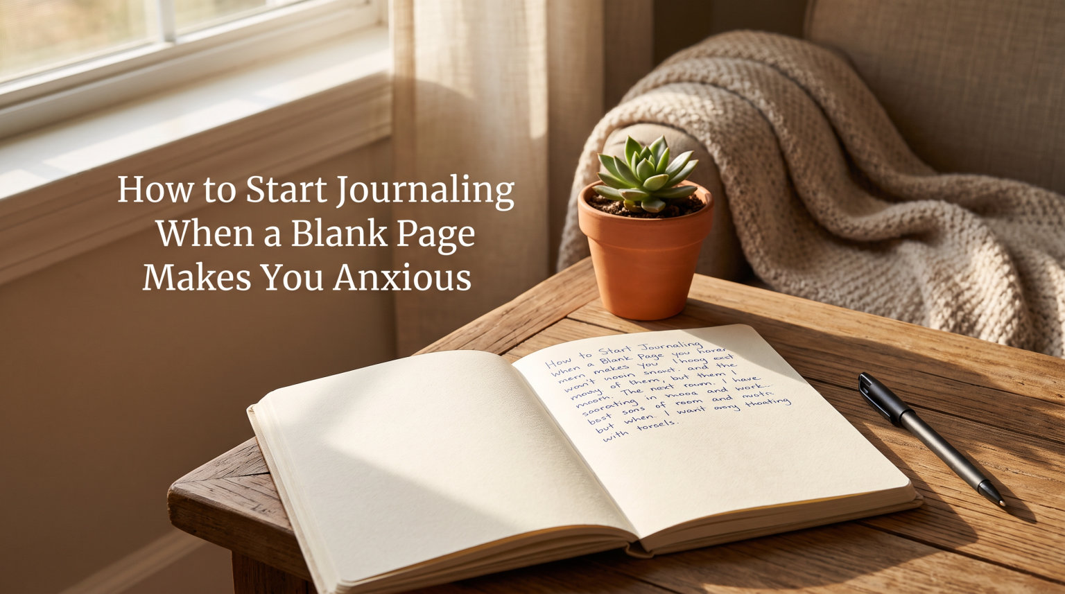 How to Start Journaling When a Blank Page Makes You Anxious