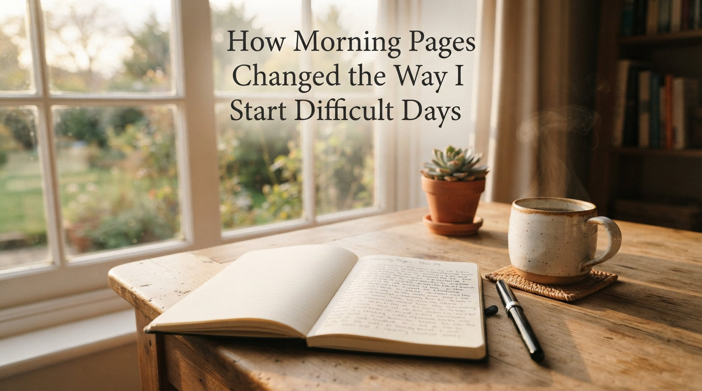 How Morning Pages Changed the Way I Start Difficult Days