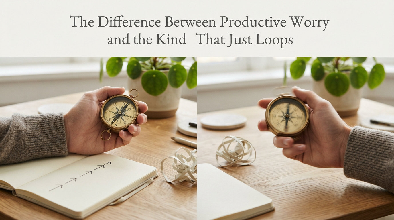The Difference Between Productive Worry and the Kind That Just Loops