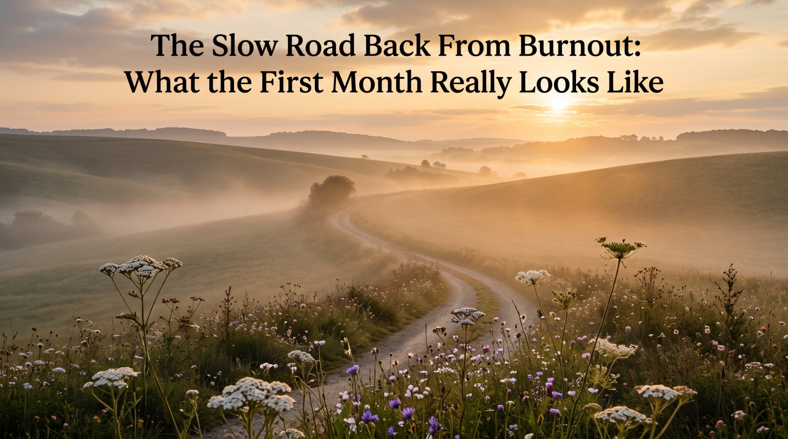 The Slow Road Back From Burnout: What the First Month Really Looks Like