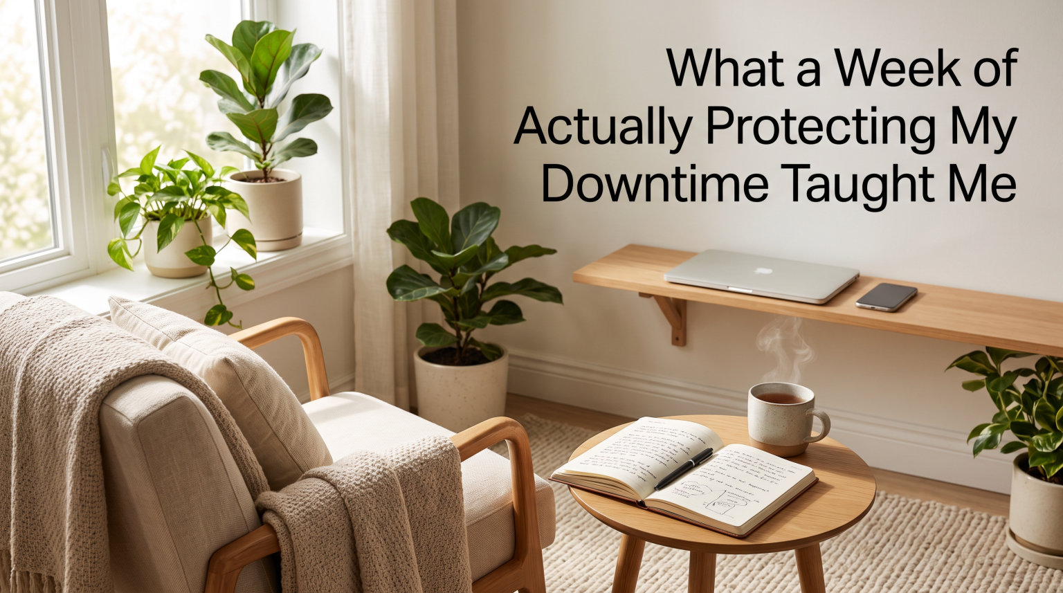 What a Week of Actually Protecting My Downtime Taught Me