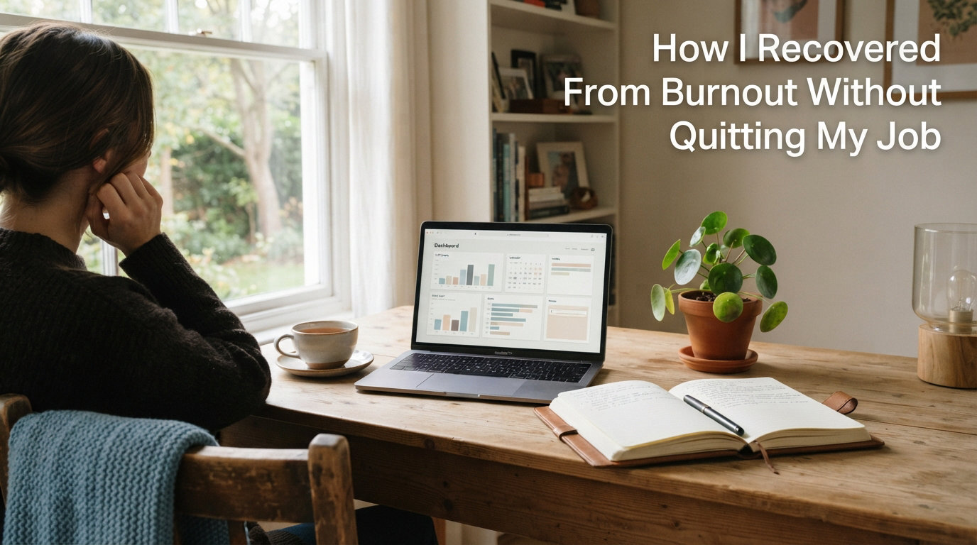 How I Recovered From Burnout Without Quitting My Job