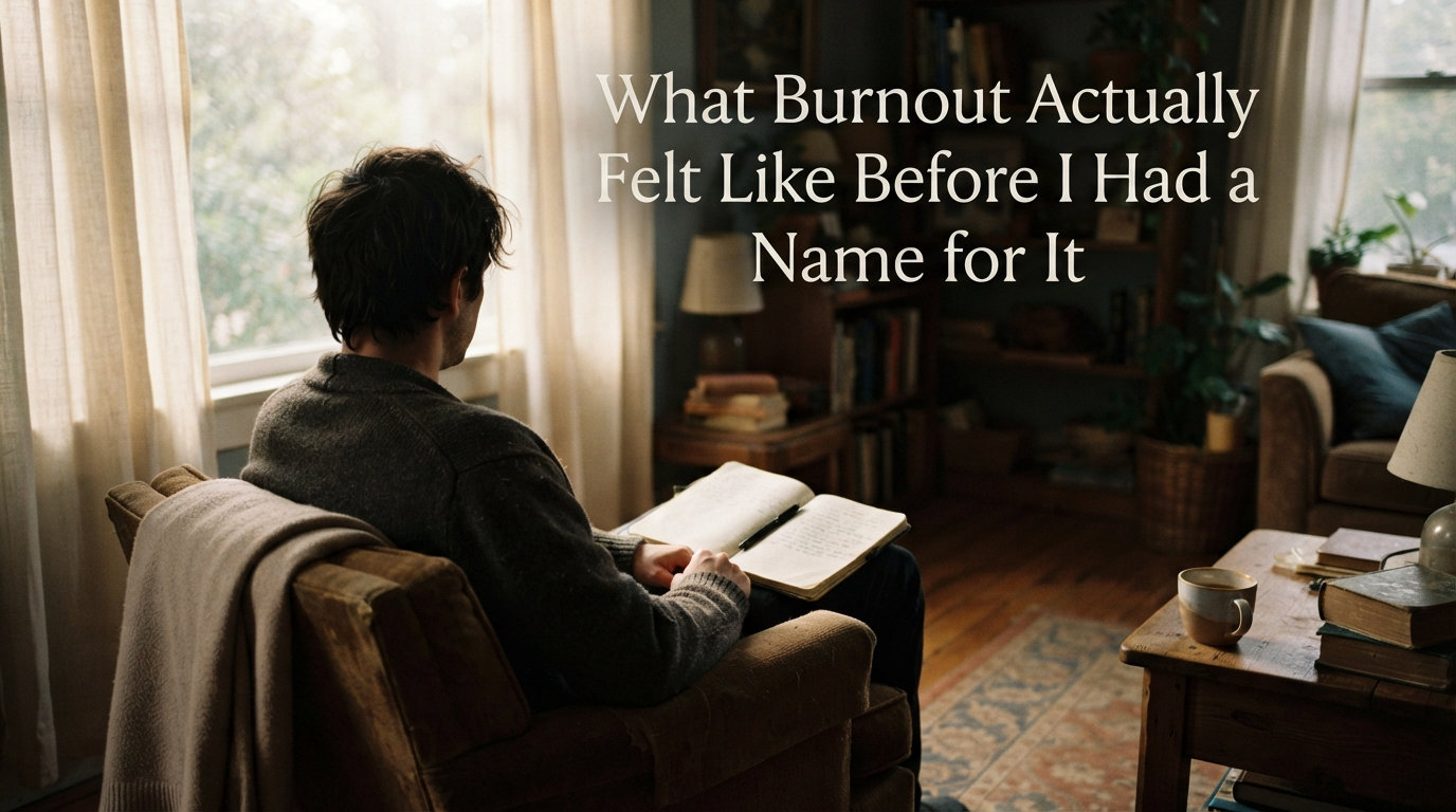 What Burnout Actually Felt Like Before I Had a Name for It