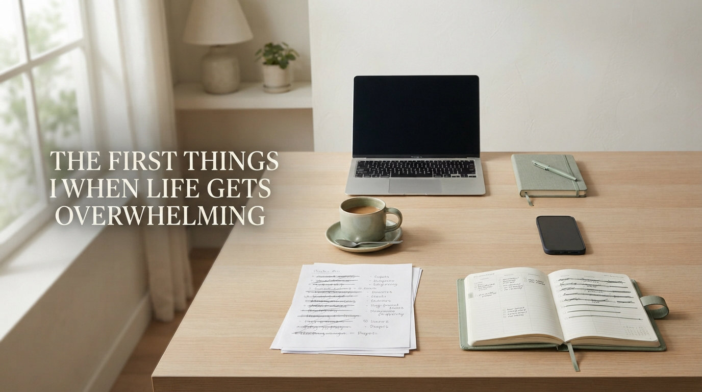 The First Things I Cut When Life Gets Overwhelming