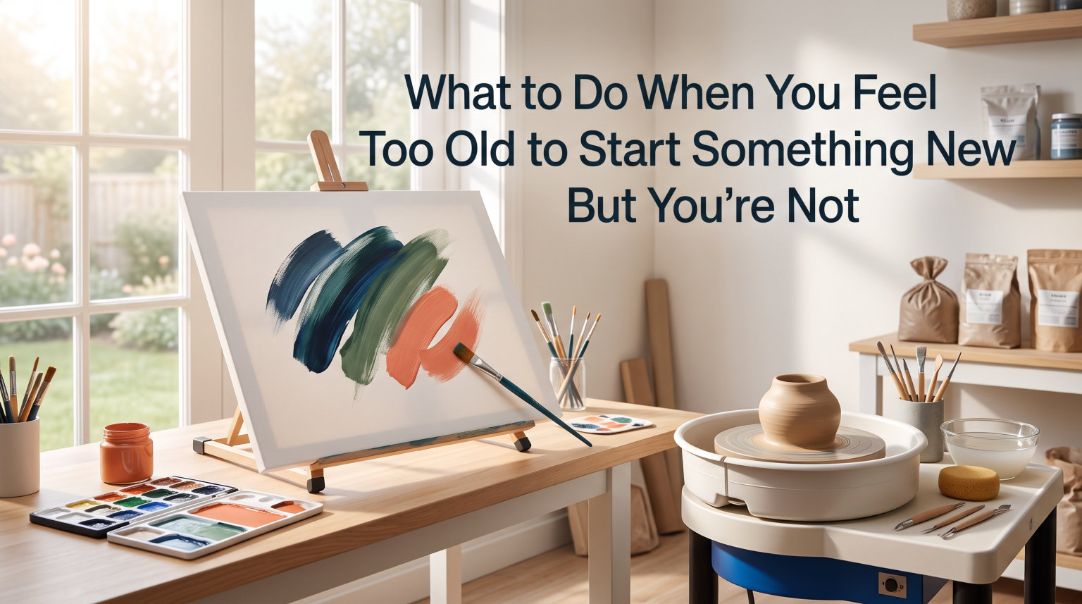 What to Do When You Feel Too Old to Start Something New But You're Not