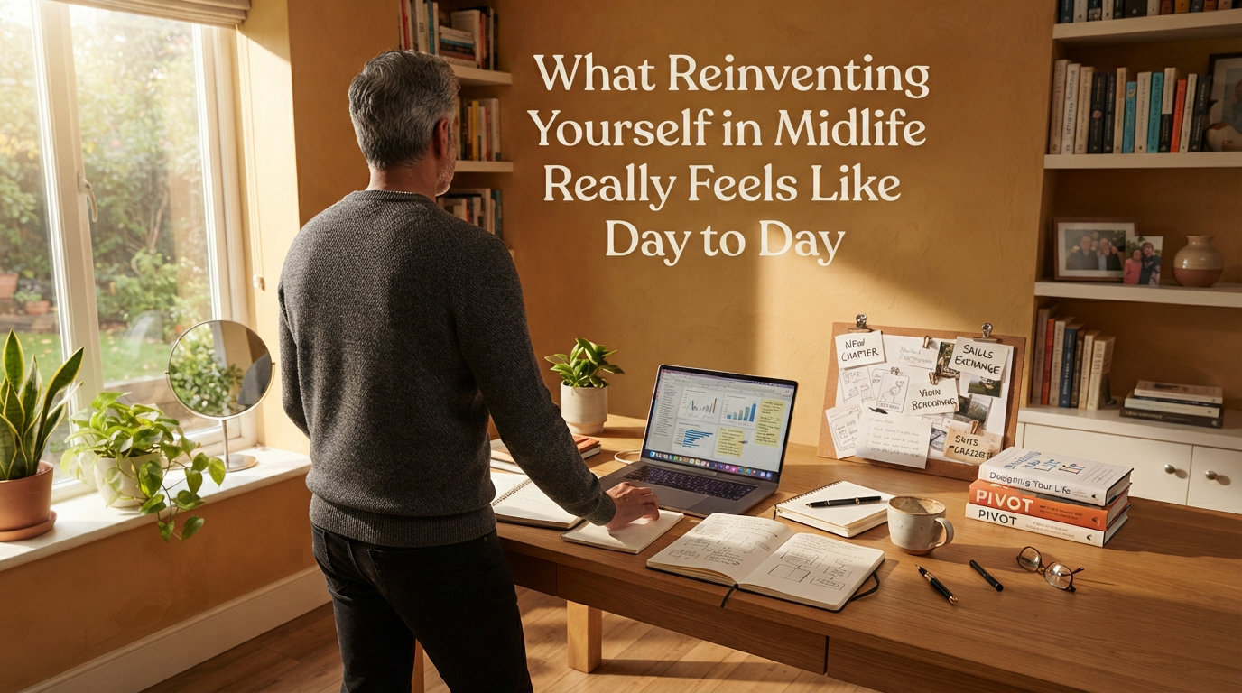 What Reinventing Yourself in Midlife Really Feels Like Day to Day