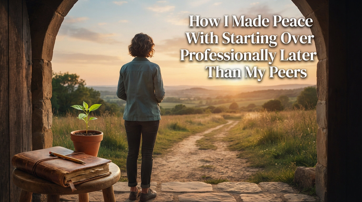 How I Made Peace With Starting Over Professionally Later Than My Peers