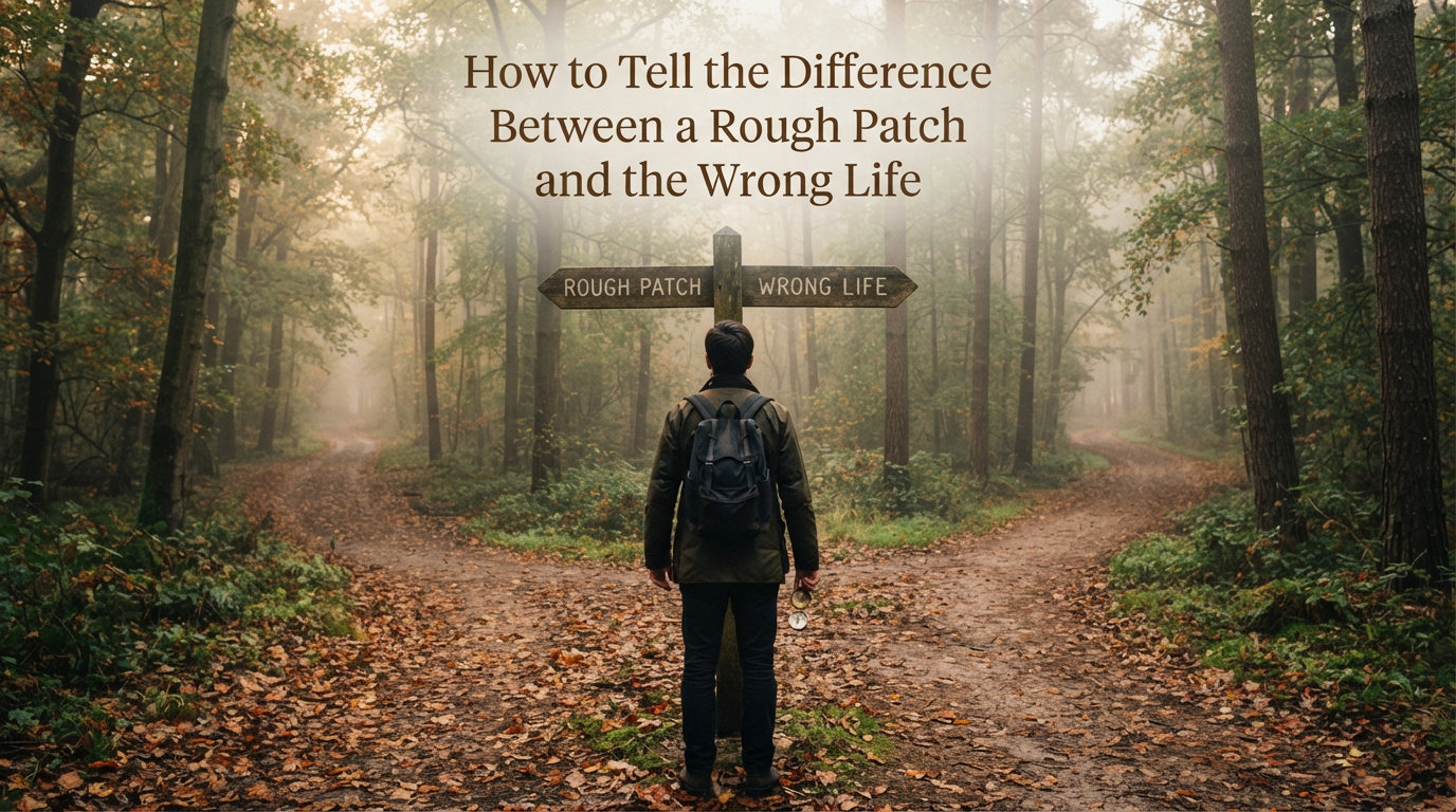 How to Tell the Difference Between a Rough Patch and the Wrong Life