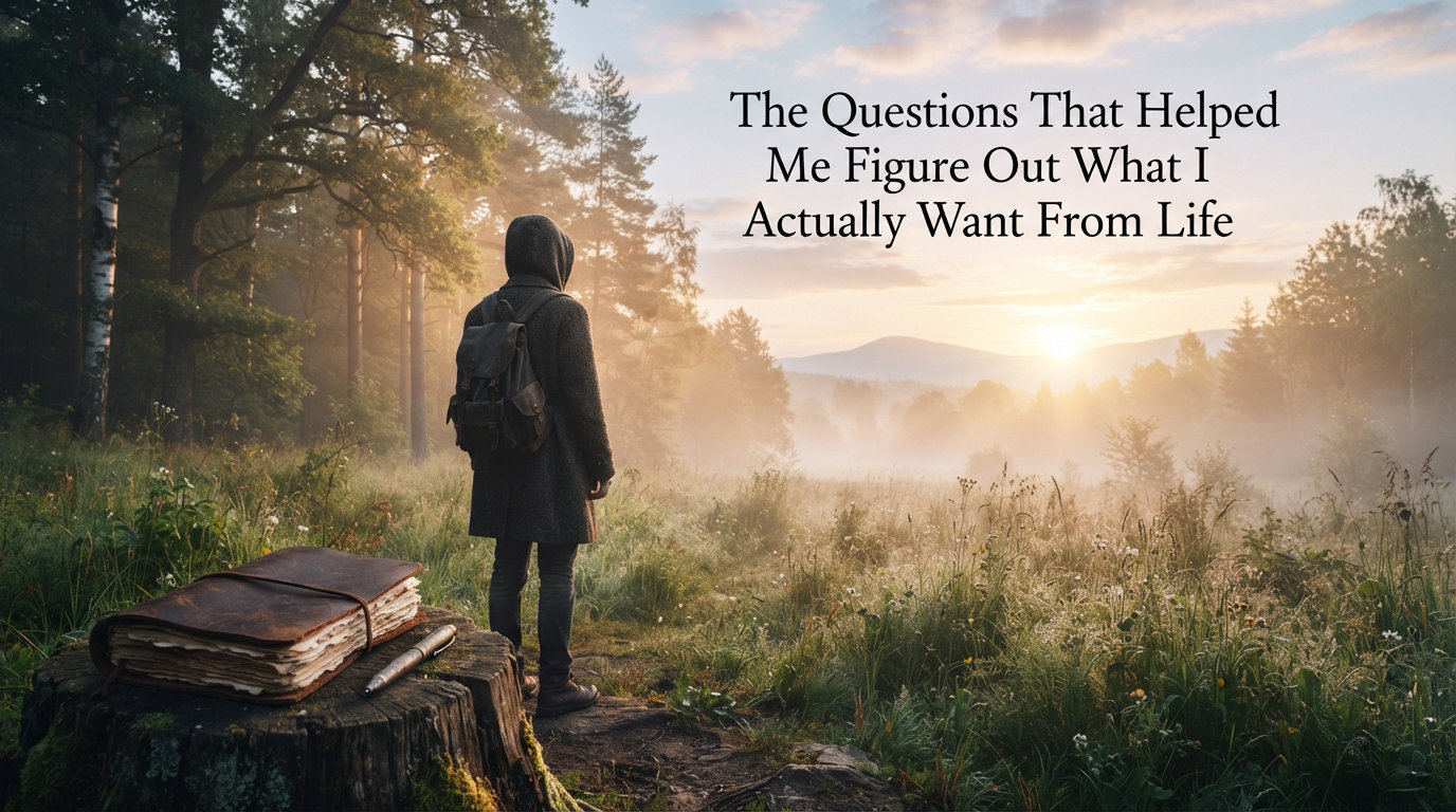 The Questions That Helped Me Figure Out What I Actually Want From Life