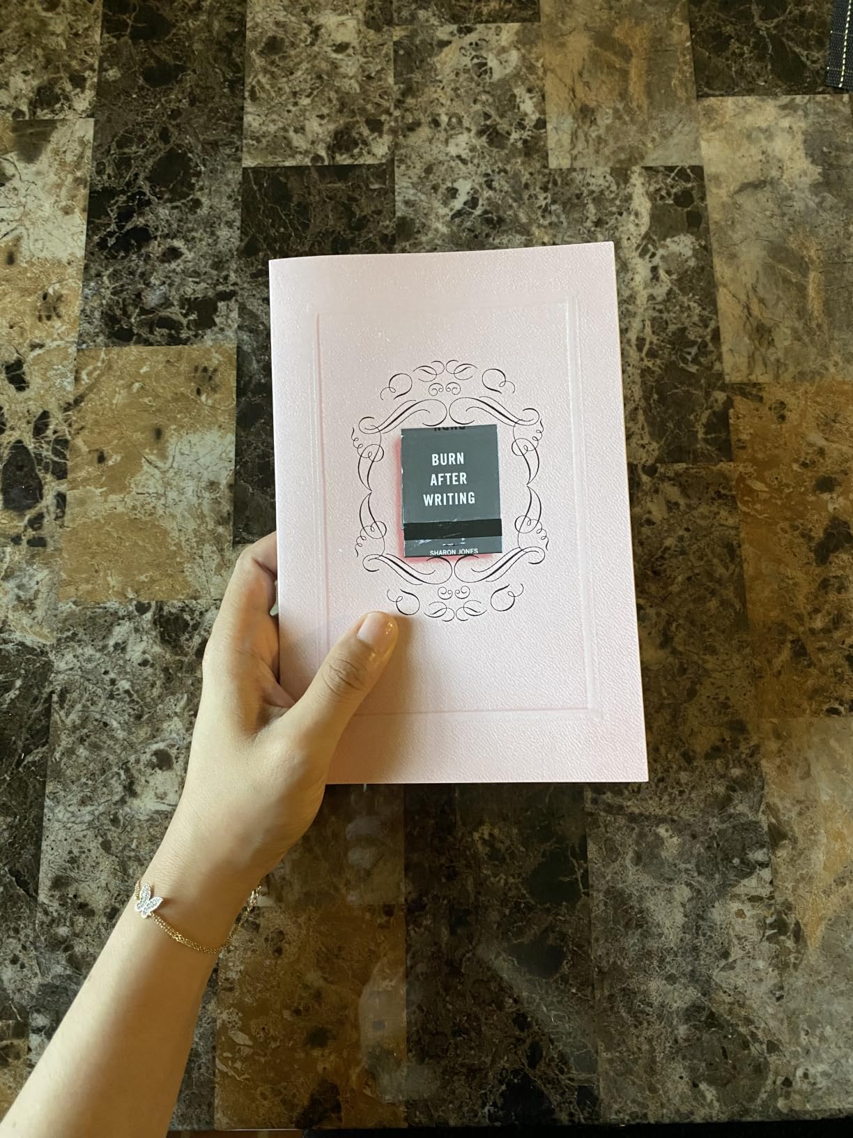 Burn After Writing (Pink) customer photo 1