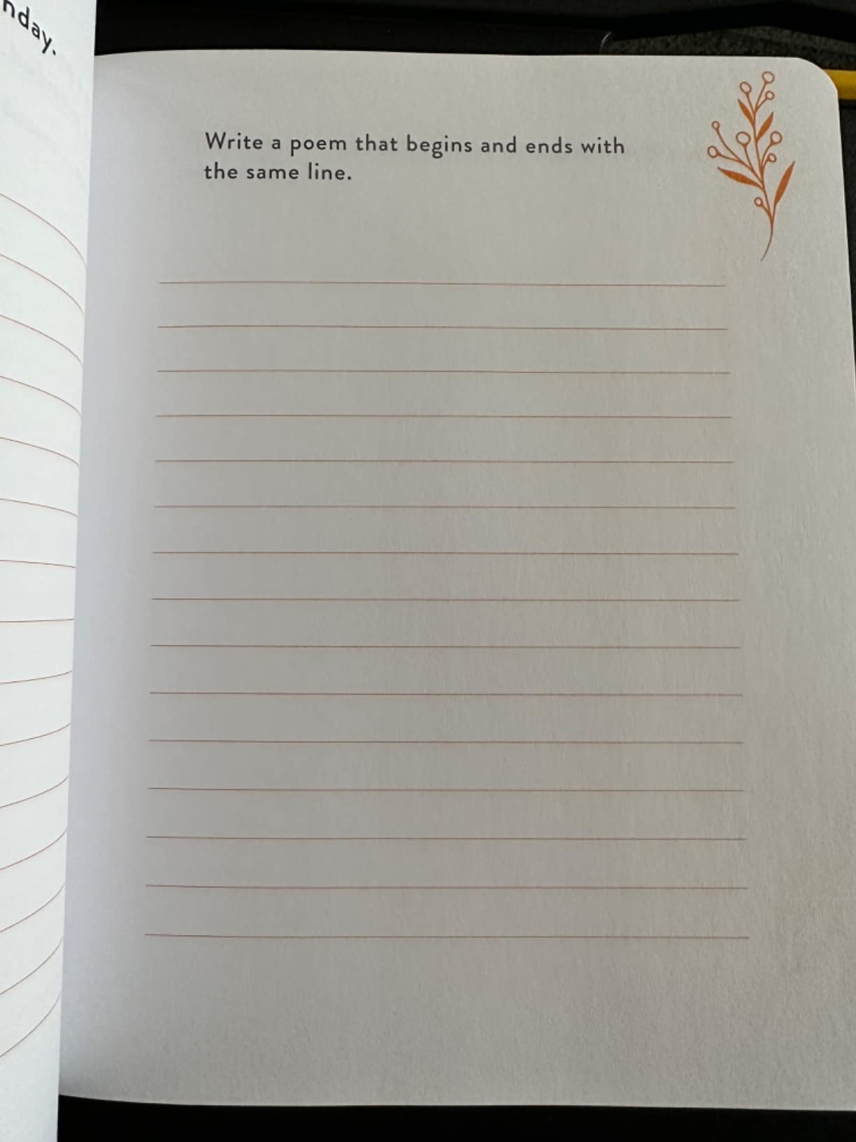One Poem a Day: A Writer's Daily Journal of Words & Inspiration customer photo 1
