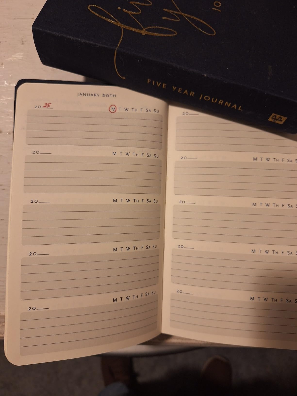 Five Year Journal - Deluxe, Cloth-bound Edition (1 minute a day is all it takes!) customer photo 1