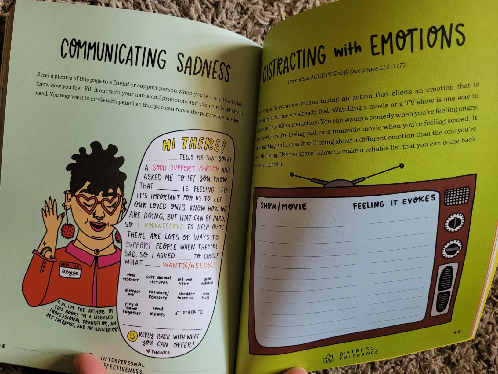 The Big Feelings Survival Guide: A Creative Workbook for Mental Health (74 DBT and Art Therapy Exercises) customer photo 2