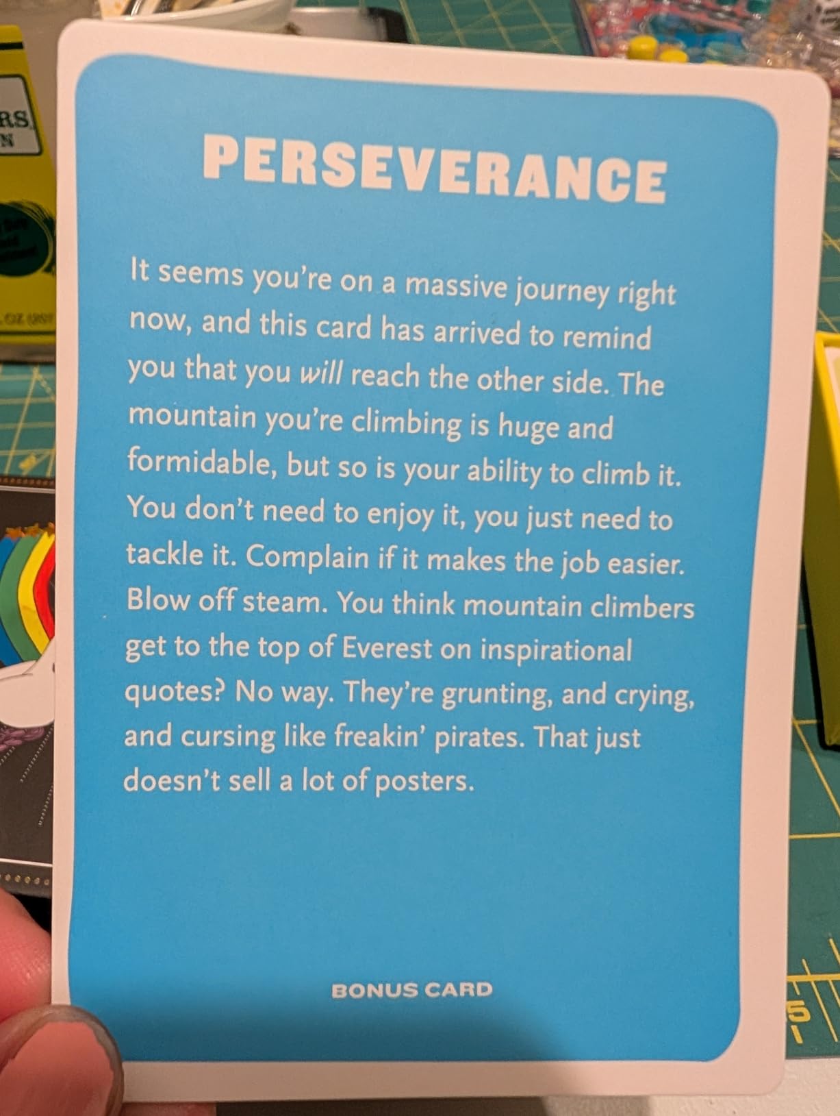 Affirmators! Original: 50 Affirmation Cards Deck For You Help Yourself without The Self-Helpy-Ness (50 Cards) customer photo 1
