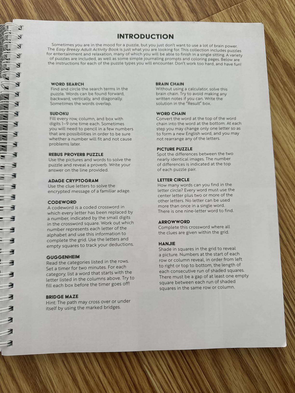 Easy Breezy Adult Activity Book: Includes Easy Puzzles, Word Searches, Coloring Pages, Spot The Difference, Sudoku, Brain Games, and Much More customer photo 2