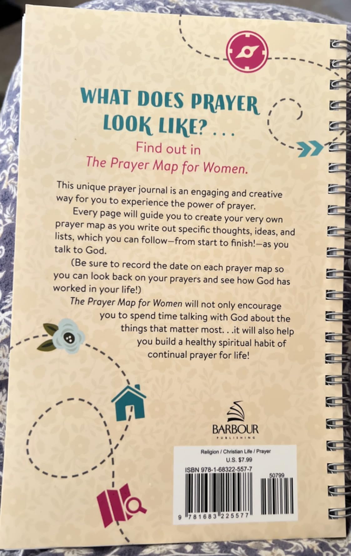 The Prayer Map for Women: A Creative Journal customer photo 2