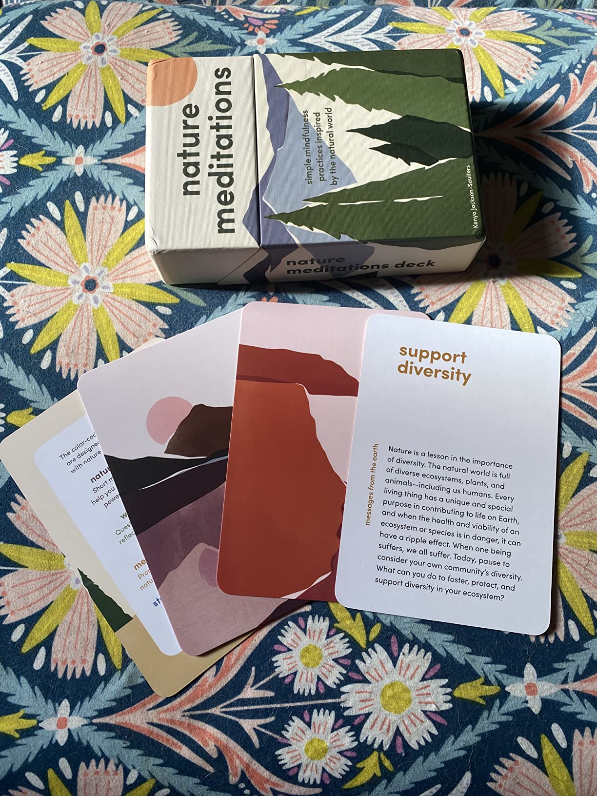 Nature Meditations Deck: Simple Mindfulness Practices Inspired by the Natural World customer photo 1