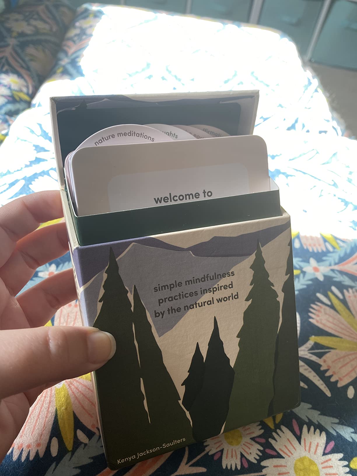 Nature Meditations Deck: Simple Mindfulness Practices Inspired by the Natural World customer photo 2
