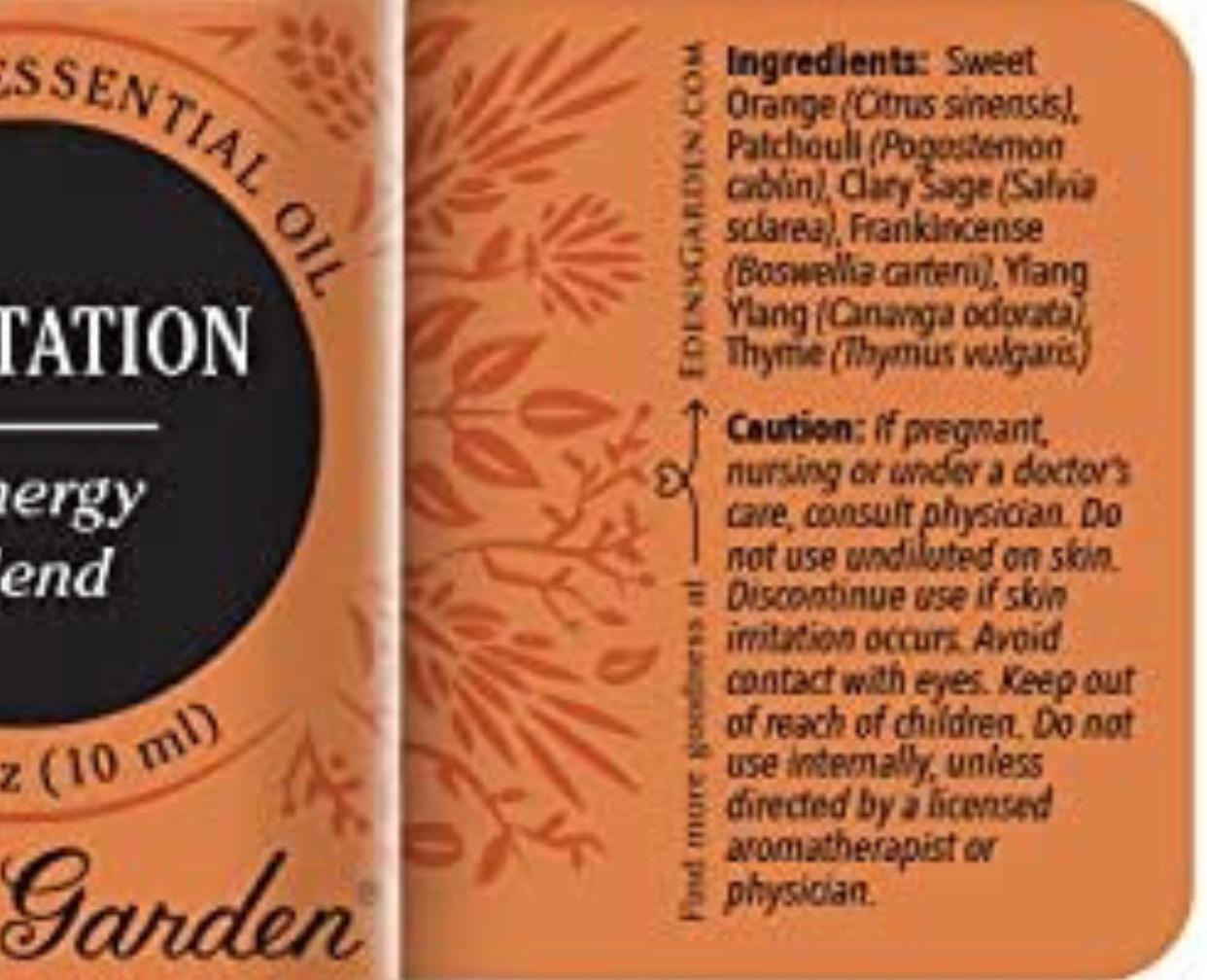 Edens Garden Meditation 100% Pure Essential Oil Blend 10 ml (.33 oz) customer photo 2