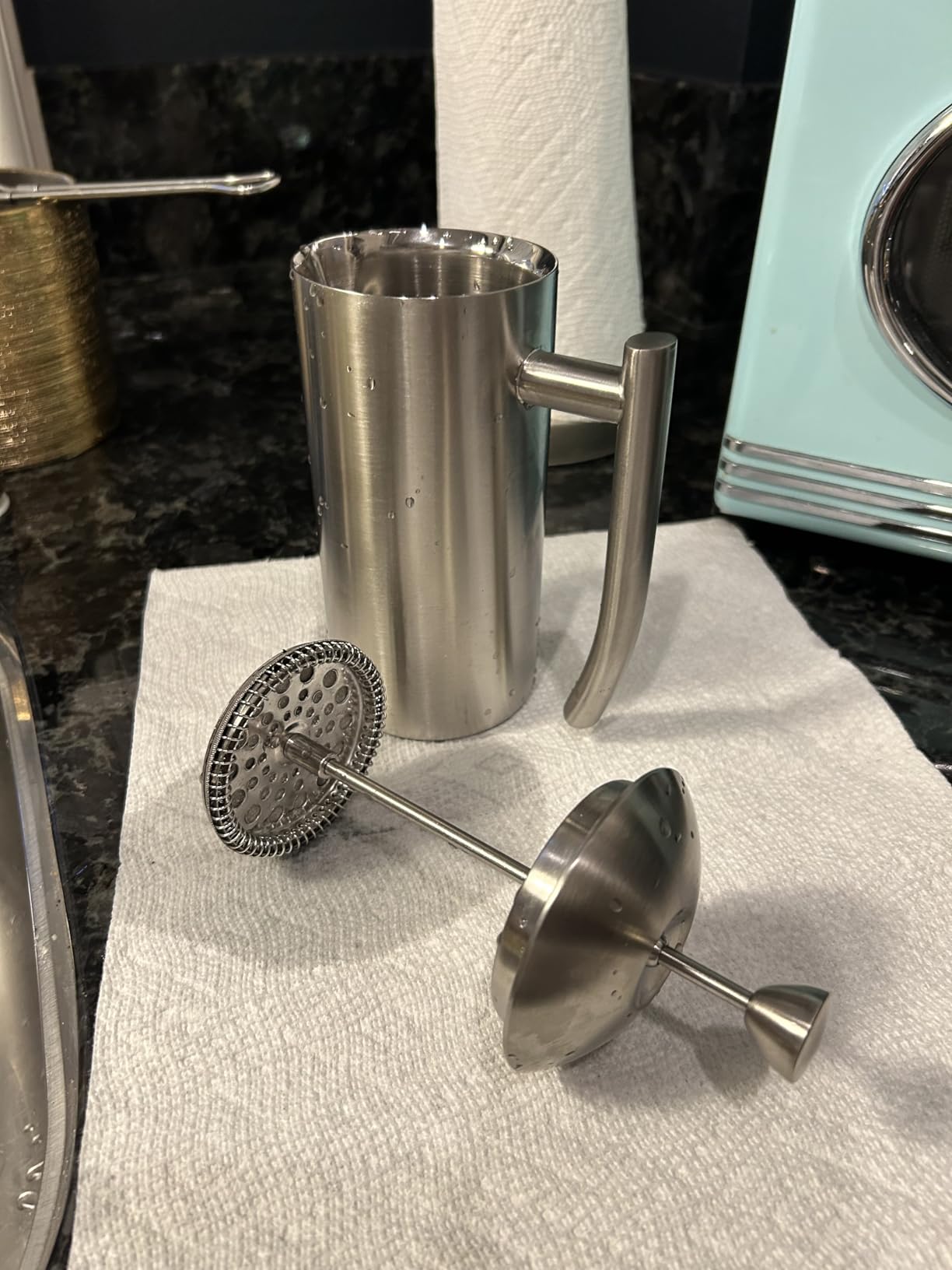 Frieling Double-Walled Stainless Steel French Press Coffee Maker, Brushed, 36 oz customer photo 1