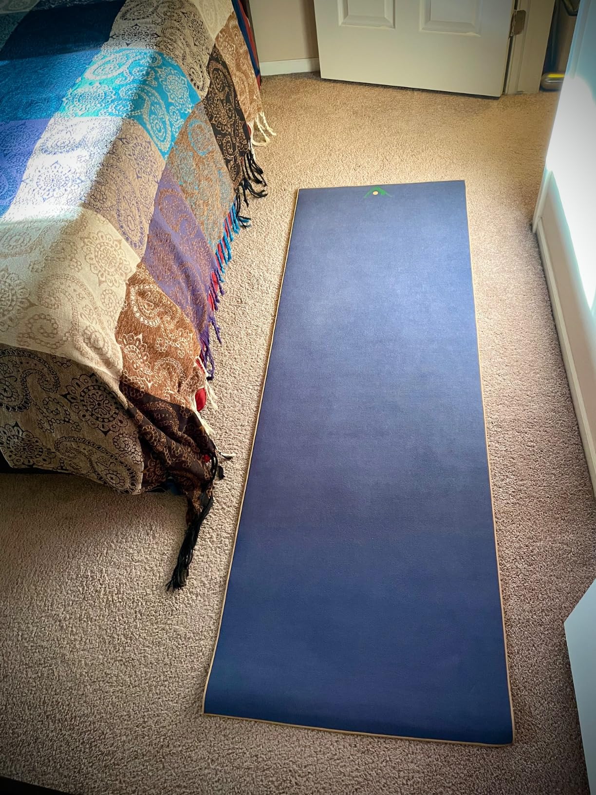 AURORAE Synergy 2in1 Hot Yoga Mat with integrated Non Slip Microfiber Towel customer photo 1
