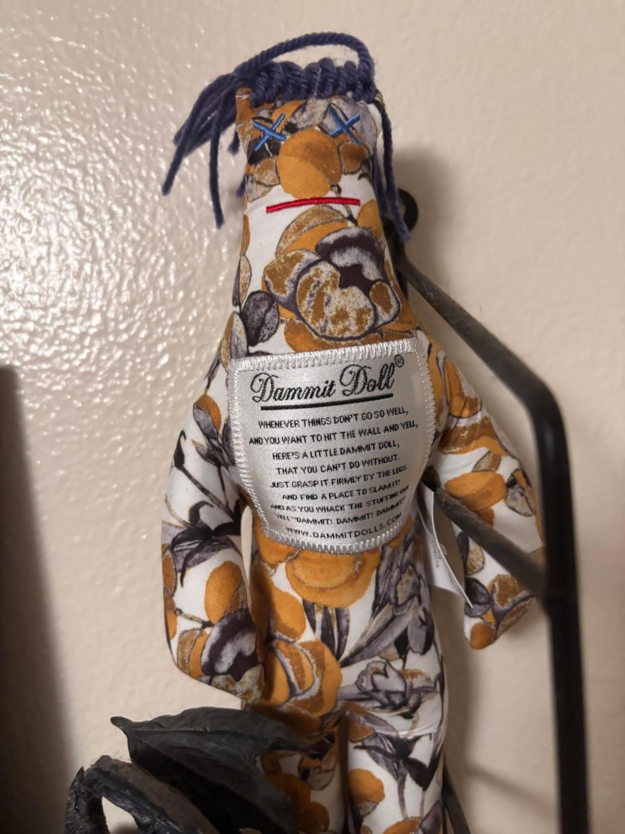 Dammit Doll - Funny Stress Relief Gag Gift, Random Color - for Anger & Frustration Relief - White Elephant or Emotional Support Doll for Adults & Women - 1 Count customer photo 1