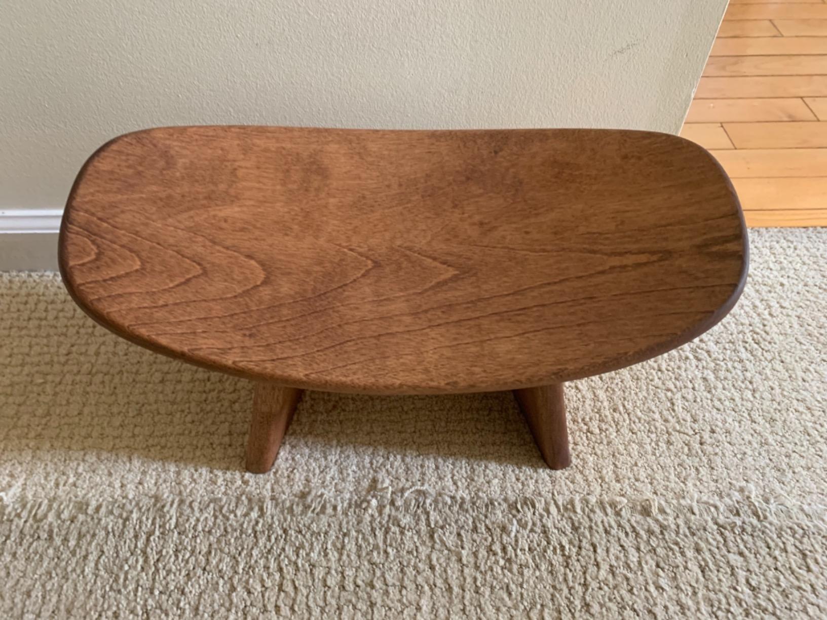 Meditation Bench IKUKO, Travel Yoga Stool, Walnut, Standard | BLUECONY Original Portable Version With Bag, Seiza Stool Locally Handmade, Wooden Kneeling Yoga Bench, Standard 7