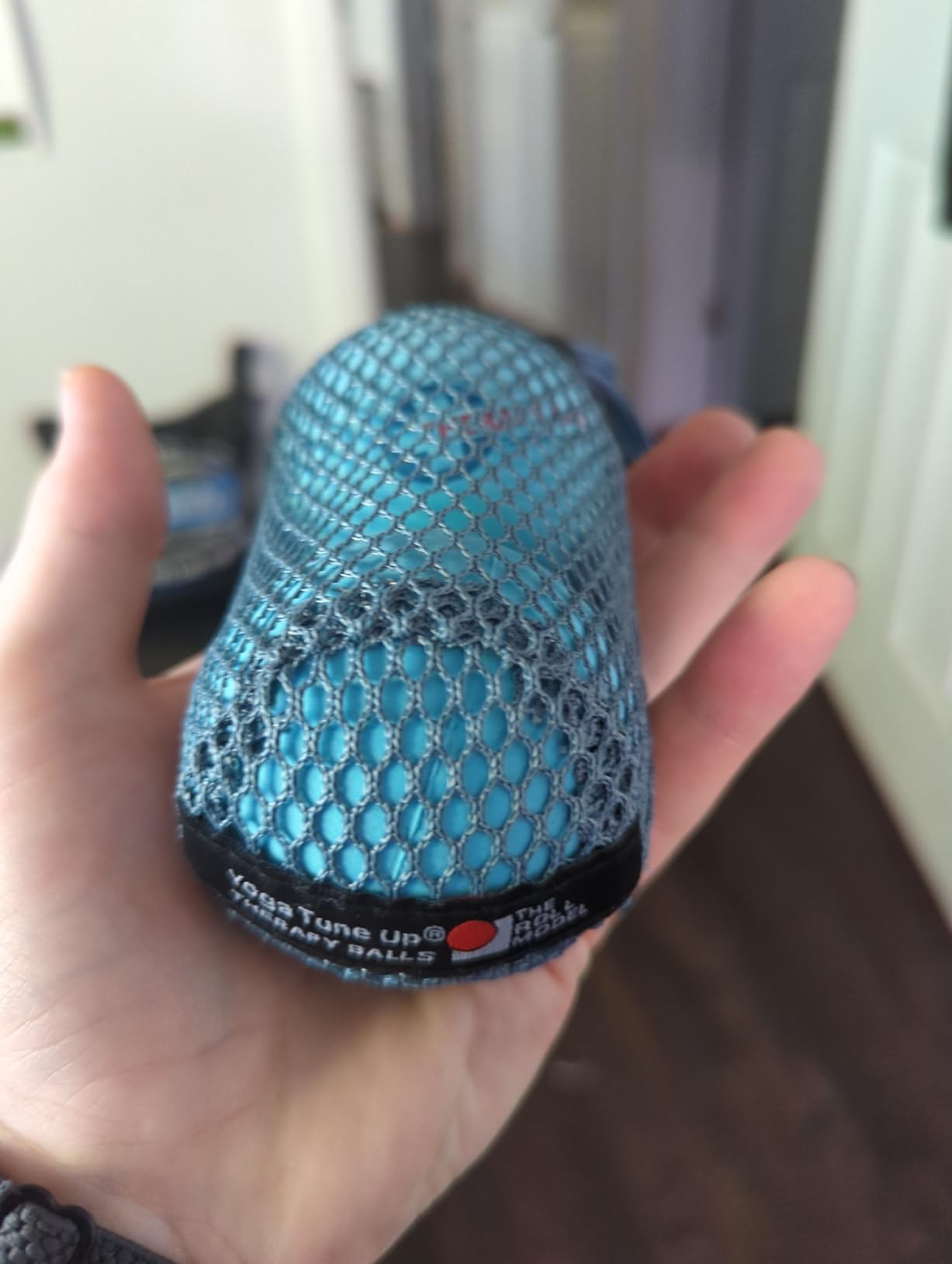 YOGA TUNE UP Therapy Balls in Tote by Tune Up Fitness - Massage Balls for Trigger Point, Pressure Point & Myofascial Release - Use as Single or Peanut Ball for Pain Relief & Relaxation (Aqua Blue) customer photo 2