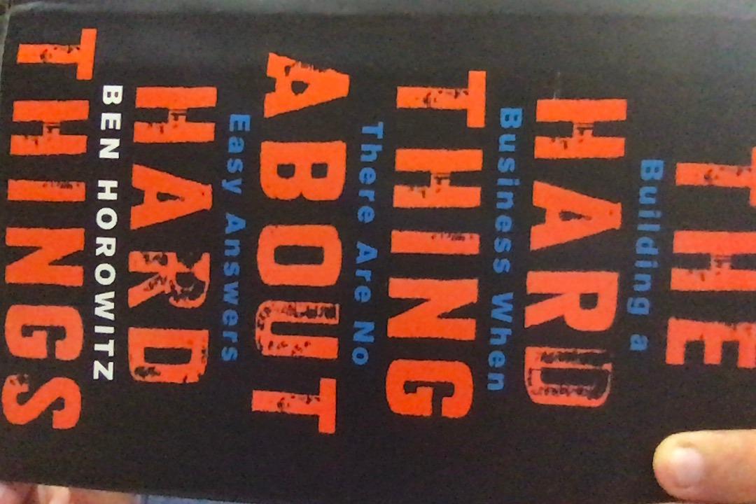 The Hard Thing About Hard Things: Building a Business When There Are No Easy Answers customer photo 1