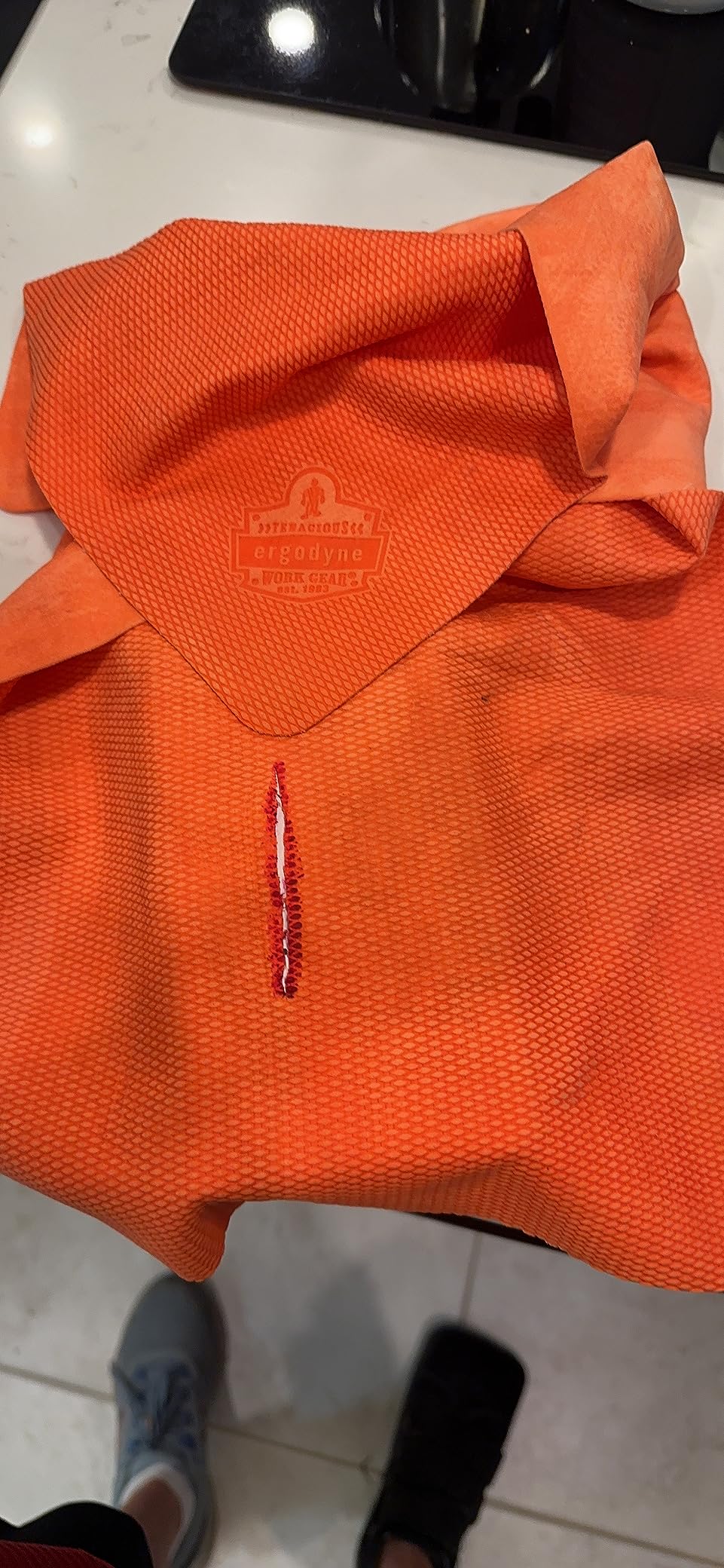 Ergodyne Chill Its 6602 Cooling Towel, Long Lasting Cooling Relief Orange customer photo 2