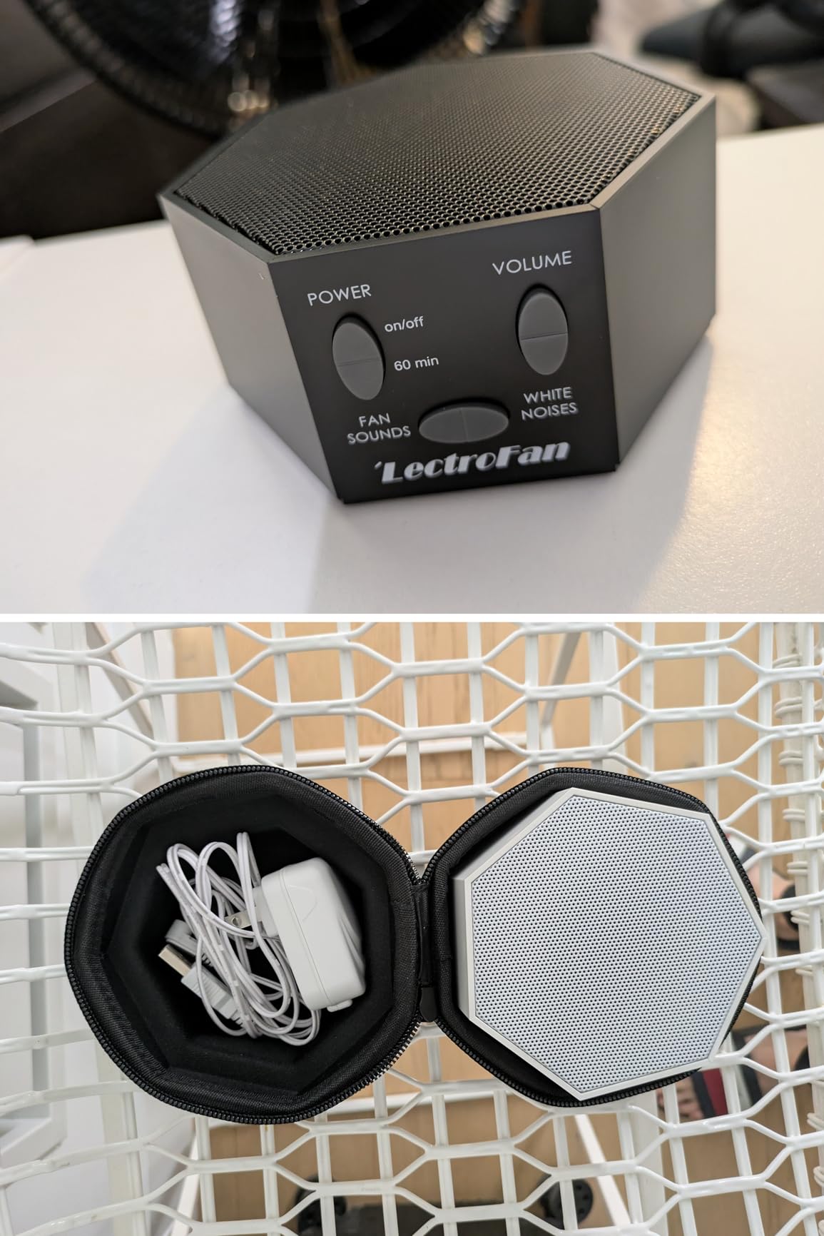 LectroFan Classic Sound Machine, Black | Soothing Sound Machine for Sleep with a Built-in Sleep Timer, Non-Looping Sounds, Speech Privacy and Compact Design customer photo 2
