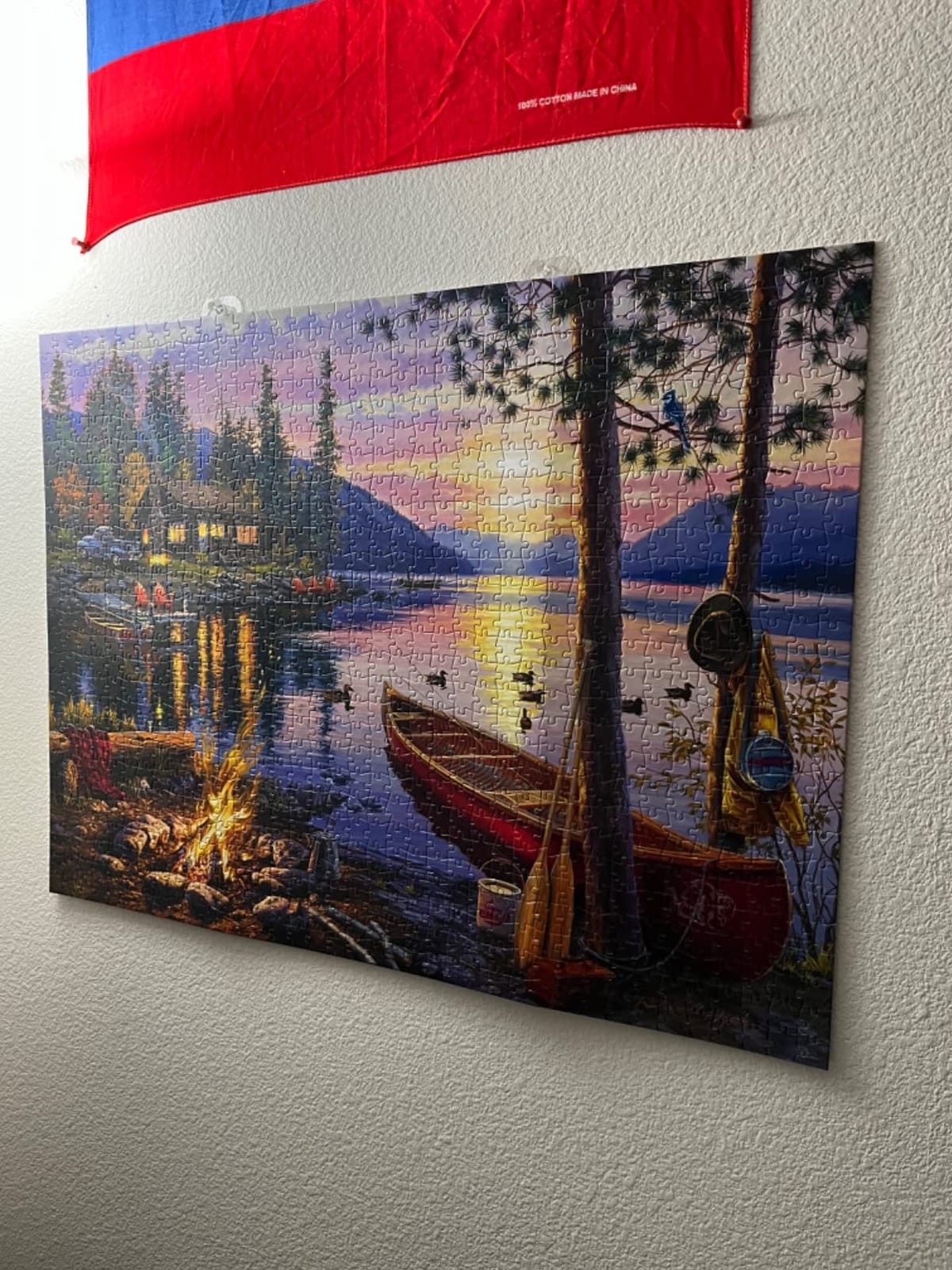 Buffalo Games Darrell Bush Canoe Lake Jigsaw Puzzle, 1000 Piece, for Adults customer photo 1