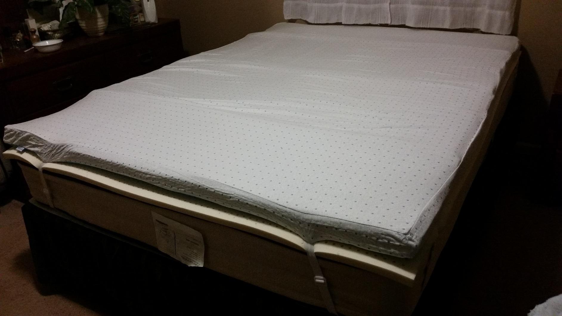 ViscoSoft 3 Inch Memory Foam Mattress Topper Queen - Select High Density Ventilated Mattress Pad - Premium Removable Rayon Cover customer photo 1