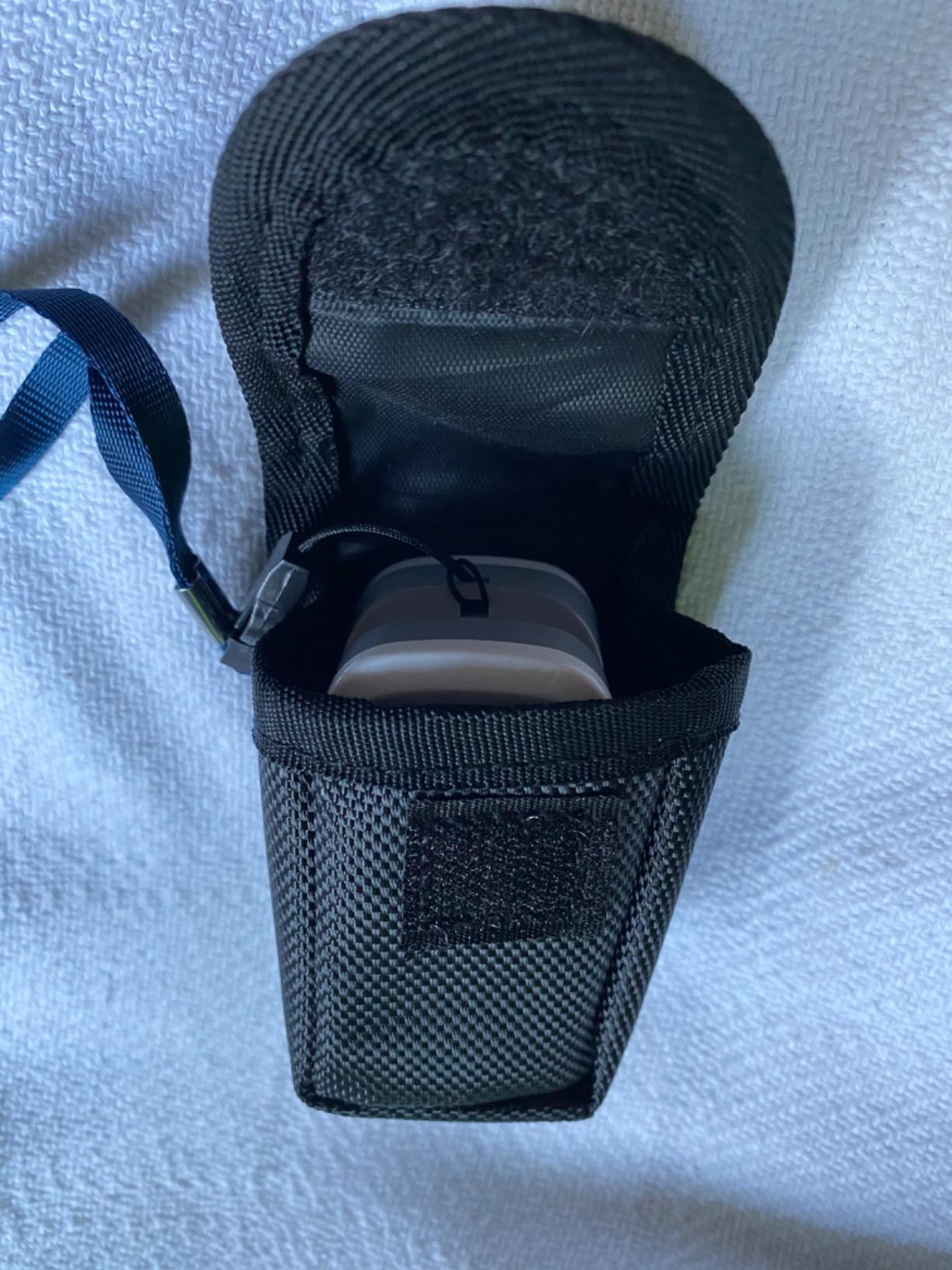 AccuMed CMS-50D1 Fingertip Pulse Oximeter Blood Oxygen Sensor SpO2 for Sports and Aviation. Portable and Lightweight with LED Display, 2 AAA Batteries, Lanyard and Travel Case (White) customer photo 2