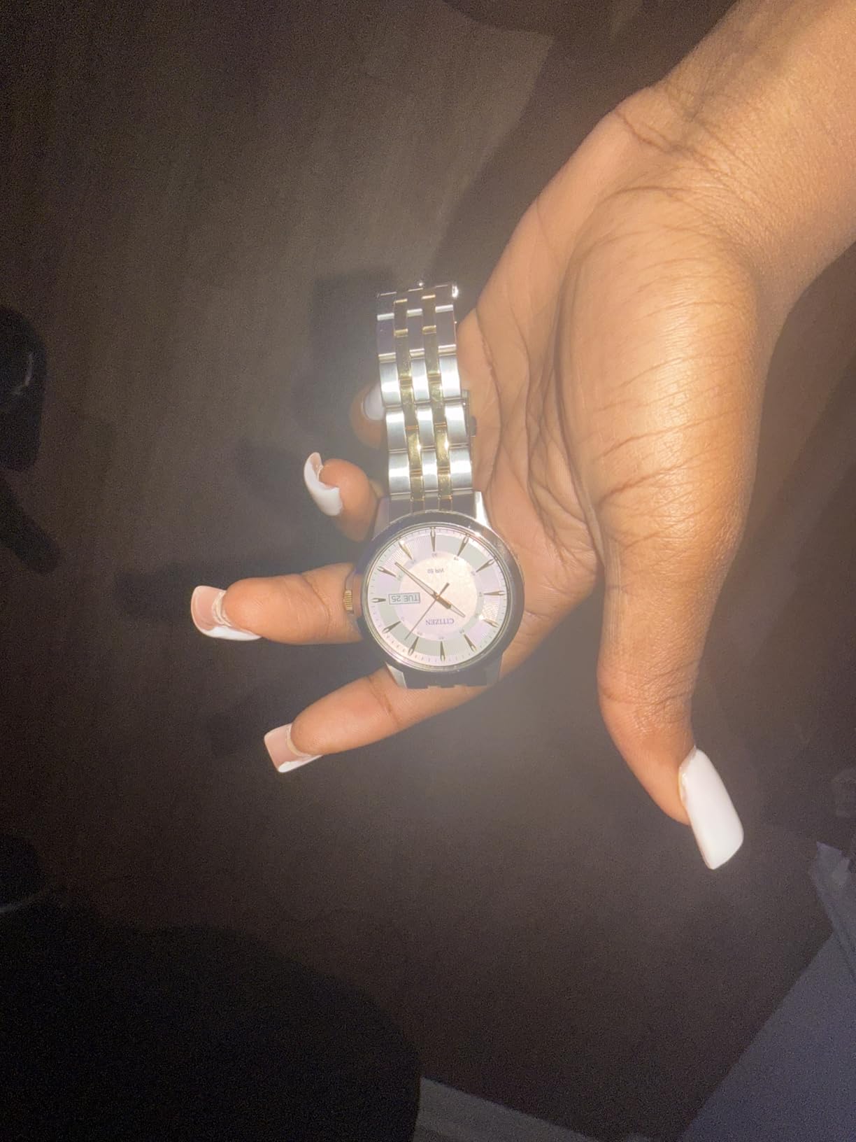 Anne Klein Women's Genuine Diamond Dial Bangle Watch customer photo 2