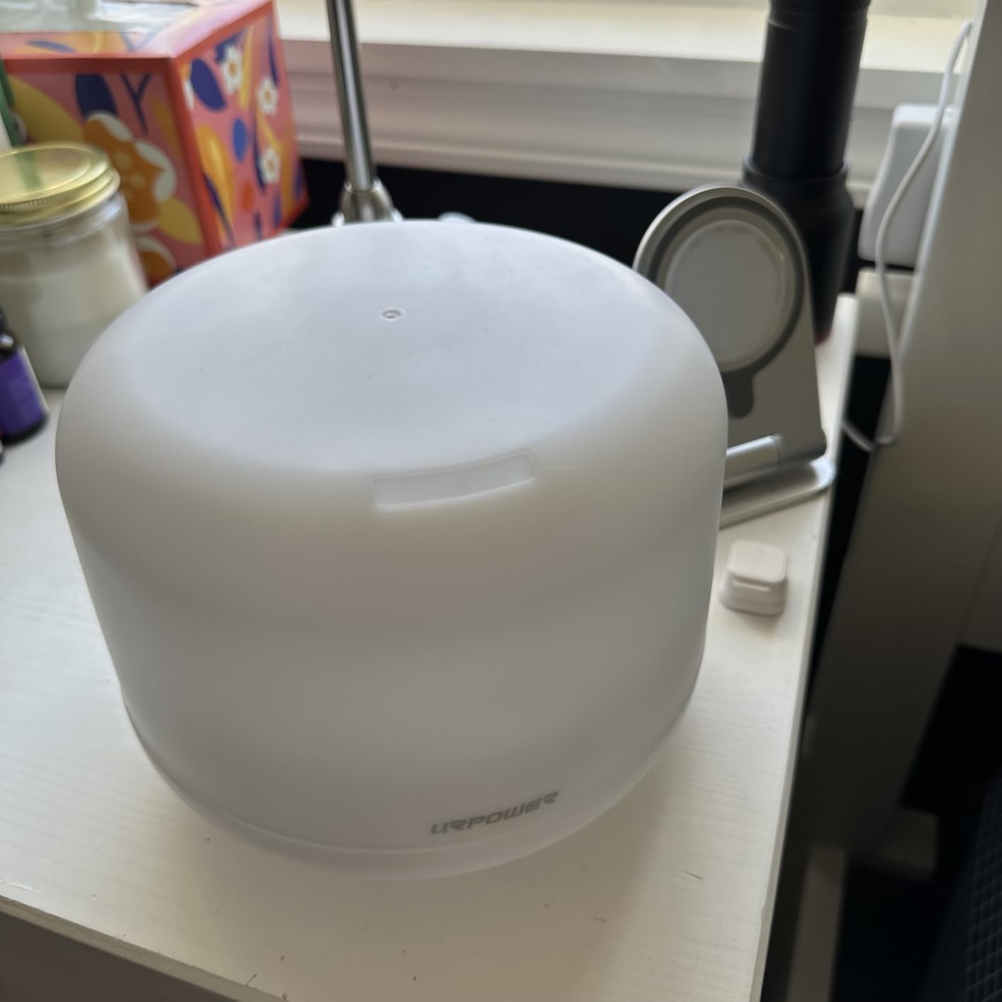 URPOWER 500ml Essential Oil Diffuser Humidifier for Home & Large Rooms with 4 Timer Settings, 7-Color LED Lighting & Auto Shut-Off Protection customer photo 2