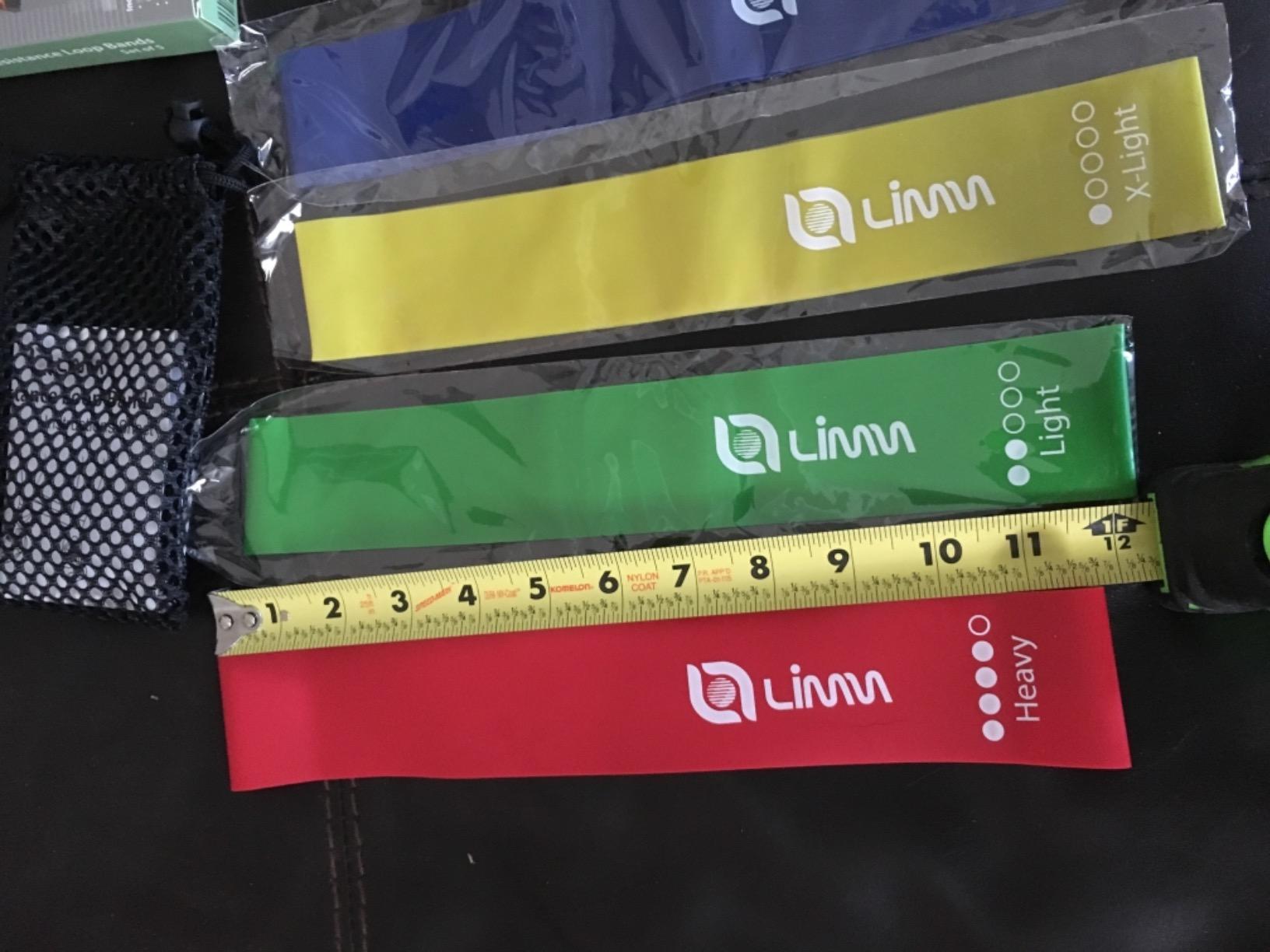 Fittest Pro by Limm Resistance Bands for Legs and Butt, Fabric Exercise Loop Bands Yoga, Pilates, Rehab, Fitness and Home Workout, Strength Bands for Booty customer photo 1