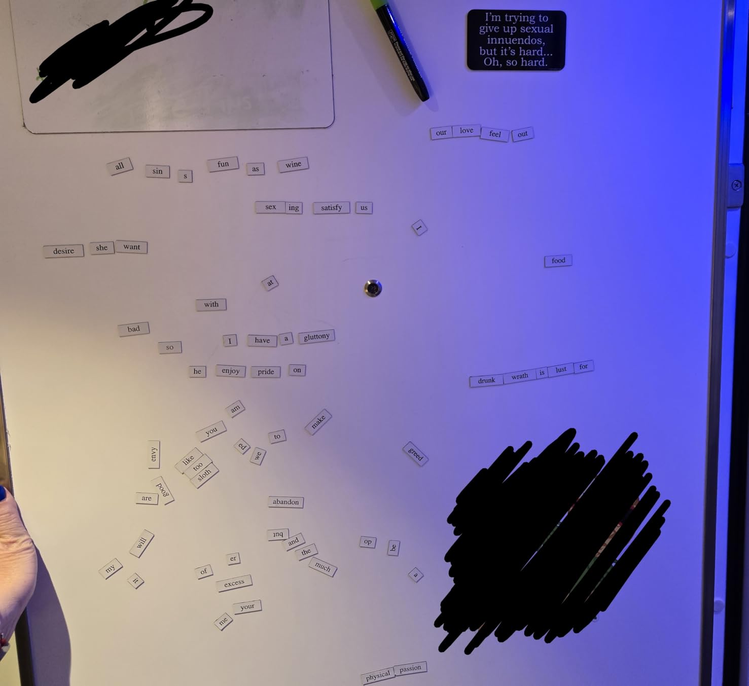 Magnetic Poetry - Little Box of Awesome Kit - Words for Refrigerator customer photo 1