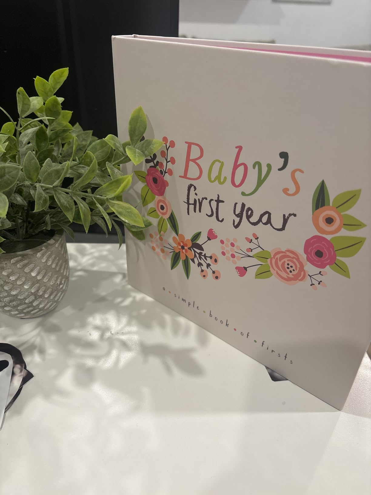 Lucy Darling Little Artist Baby Memory Book - First 5 Years Journal & Photo Album for Baby Girl, Unique Keepsake, Milestone Book, Memory Book for New Parents customer photo 1