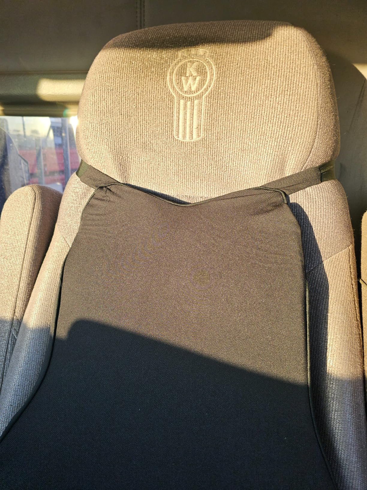 Lumbar Support Pillow for Car - 20.9 Inch Extended Car Back Support Relieves Full Back Discomfort on Long Rides, Rebuilds Support for Older Vehicles, Fits Mid-to-Large Sedans, SUVs & Trucks customer photo 2