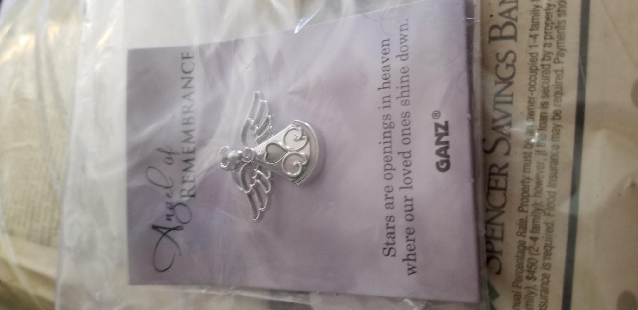 Ganz Pin - Angel of Strength 'Always remember you are braver than you believe, stronger than you seem and wiser than you know.' customer photo 1